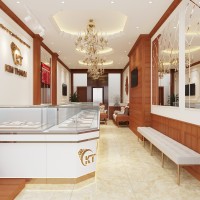 Thiết kế tiệm vàng Kim Thanh của chị Huyền tại Cao Bằng 